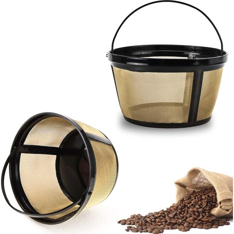 Filtre à café ou panier réutilisable, compatible avec les cafetières Mr. Hamilton Beach, pour un usage domestique et professionnel.-AquaForge (1/5)