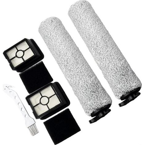 5-teiliger Walzenbürsten-HEPA-Filter für BISSELL CrossWave HF3 Staubsauger, Ersatzteile für Nass-/Trockenreinigung (1/4)