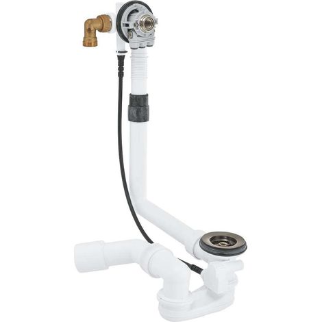 Grohe Talentofill - Kit de remplissage, d'évacuation et de trop-plein, graphite satiné 28990MG0 (1/2)
