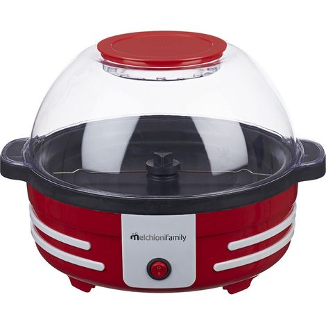 Melchioni 118370002 macchina per popcorn Rosso, Trasparente, Bianco 850 W (1/2)