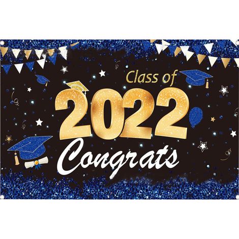 Toile de fond pour la saison des remises de diplômes 2022, guirlande décorative à suspendre pour fête de remise de diplômes (1/5)