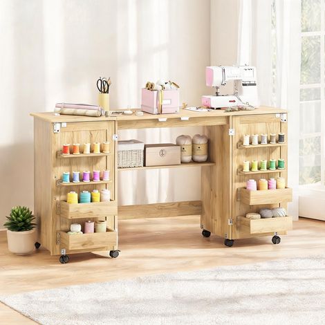 Armoire de rangement pliable chêne 80 x 40 x 83 cm (1/5)