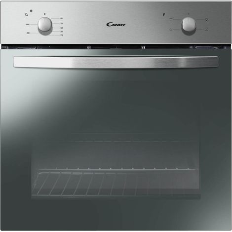 Candy – Four traditionnel émail lisse 70L – Convection naturelle – Classe énergétique A – Nettoyage manuel – Inox