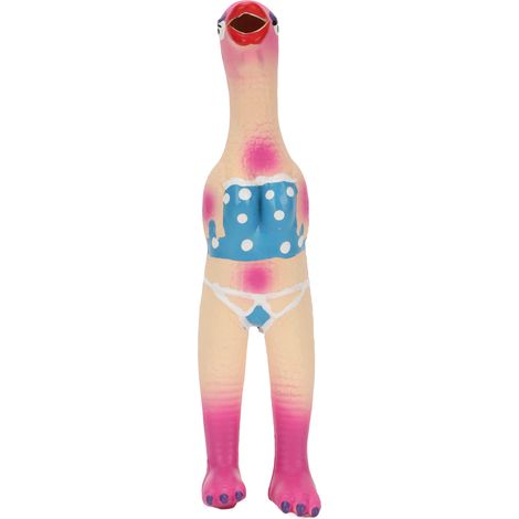 Jouets pour chiens de poulet grinçants, résistant aux morsures, dents élastiques, meulage, peint à la main, amusant et interactif, OK