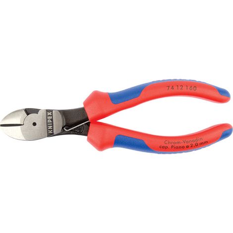 Knipex 160mm High Leverage Diagonal Side Cutters with Return Spring - Model 44268 (1/5)