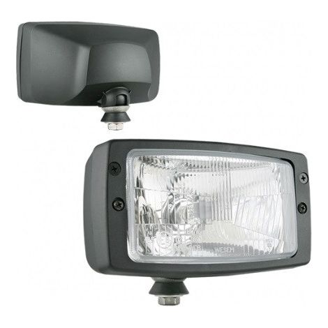 1 Stück Halogen-Scheinwerfer 12V-24V E-Mark E8 für Jeep, 4x4, ATV, Bus, Van, Lkw, Traktor, Bagger, landwirtschaftliche Maschinen