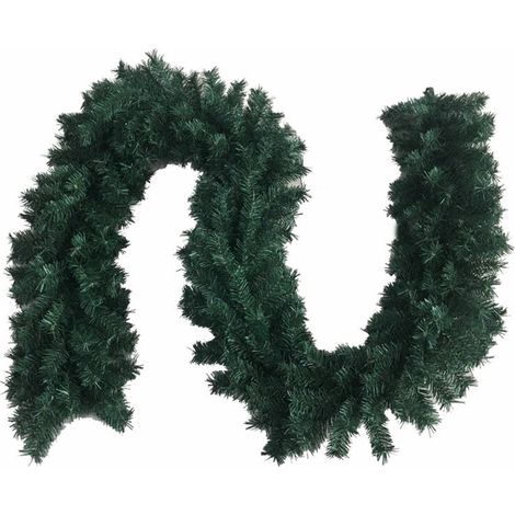 Guirlande de sapin artificiel - 275 cm - Effet naturel - 300 branches (1/4)