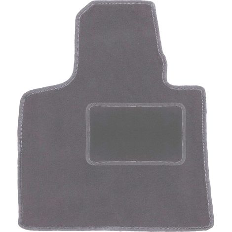 Tapis de sol conducteur en velours pour : Citroën C4 Grand Picasso II (2013-) graphite