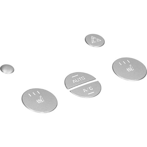 6 pièces couvre-boutons de console centrale pour Land Rover Range Rover Evoque 2012-2018, remplacement décoratif intérieur (1/5)