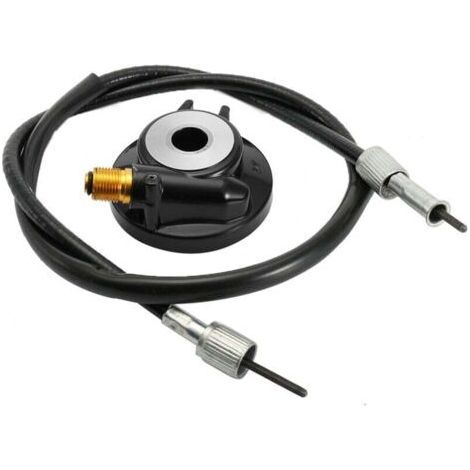 Speedometer drive gear 12mm with 100cm/39.4in cable GY6 50cc 150cc scooter parts+speedometer cable universal cable for motorcycle speedometer cable speedometer cable (1/4)