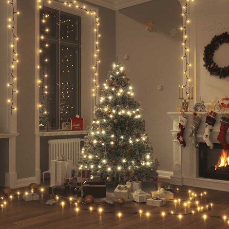 Guirlande lumineuse d'arbre de Noël avec 150 LED-Décoration de Fête pour Noël 150 cm 291451 (1/4)