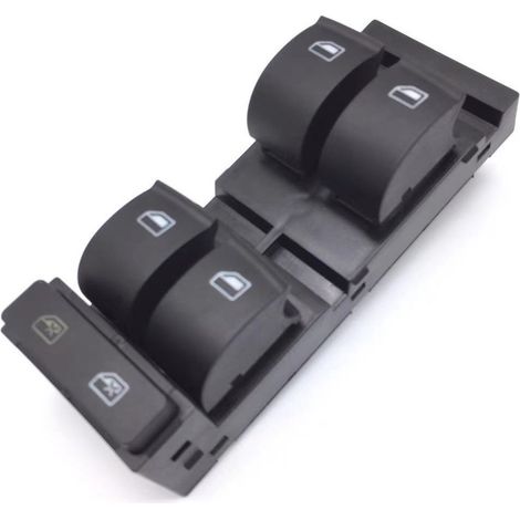 Applicable au commutateur principal de lève-vitre électrique avant gauche Audi C5 4B0 959 851 B (1/5)