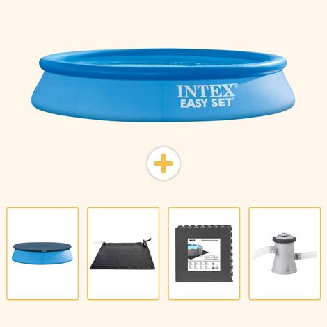 Intex Piscine Easy Set Ronde - 305x61 cm - 5-pièces S21 (1/5)