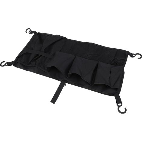 Side Storage Bag for Camping Cart, 600D Oxford Fabric with 4 Hook and Loop Straps for Outdoor Activities (1/5)