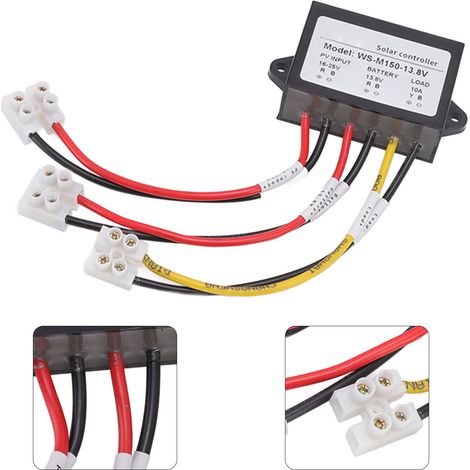 150W 10A 12V MPPT-Solarladeregler für Blei-Säure- und Lithium-Eisenphosphat-Batterien, 24-Stunden-Stromversorgung, WS-M150-13.8V, normalerweise offen (1/5)