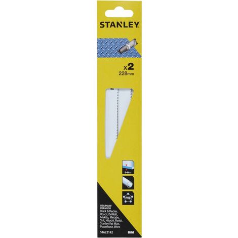 Piranha Stanley Sta22142 2 Lame Per Sega Gattuccio