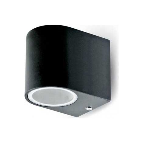 Support de spot mural LED rond V-TAC GU10 (max. 35 W) noir IP44 (1/5)