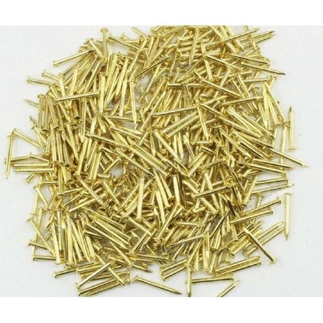 Confect 150 Chiodi Chiodini Dorati 16 Mm Accessories Bricolage