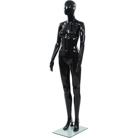 Teenpull – Weibliche Schaufensterpuppe mit Glassockel Schwarz 175 cm (1/5)