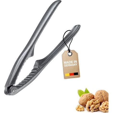 - Nussknacker - Aluminium - Anthrazitfarbenes Design - Für Haselnüsse und Mandeln - Küchengebrauch (1/5)