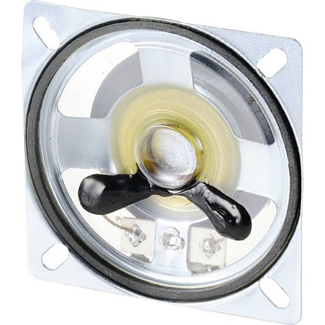 TRU COMPONENTS Mini altoparlante 6.6 cm 5 W 8 Ω 92 dB Membrana in plastica, Membrana trasparente (1/3)