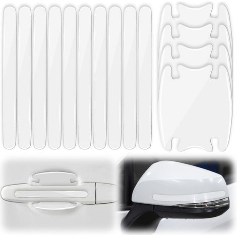 Türgriff Schutzfolie Auto 14er Set Transparent Kratzfest TPU Lackschutz Aufkleber (1/5)