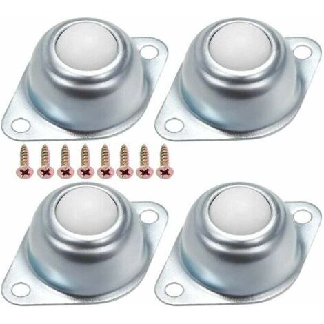 4 PCS Roulette a Bille Roulement de Transfert Roulement Convoyeur Roulettes pour Meubles Roulette a Bille Nylon Roulettes à Billes de Transfert pour Convoyeur, Transmission, Meubles (1/5)