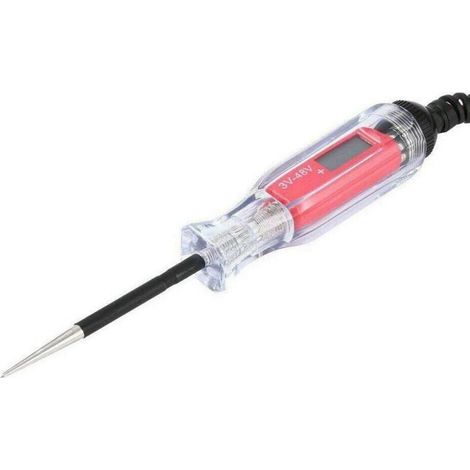 Testeur Tension Numérique 3-48V Circuit Électrique Détection LCD Voiture Camion Remorque (1/4)