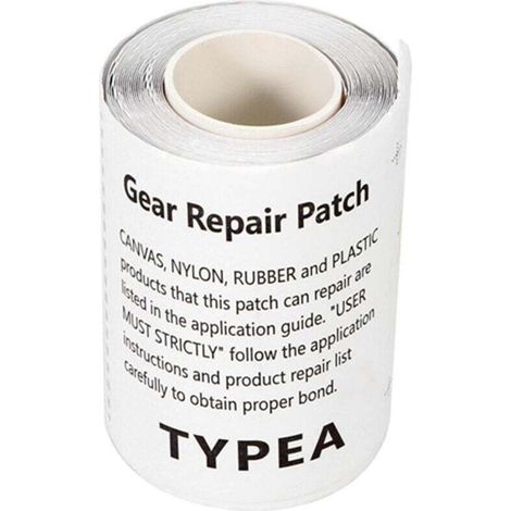 Piscine Patchs Réparation Tente Autocollant réparation Ruban, TPU Imperméable Réparation des Autocollants Tenacious Tape pour Auvents, Dériveurs et Matelas Gonflables (1/4)