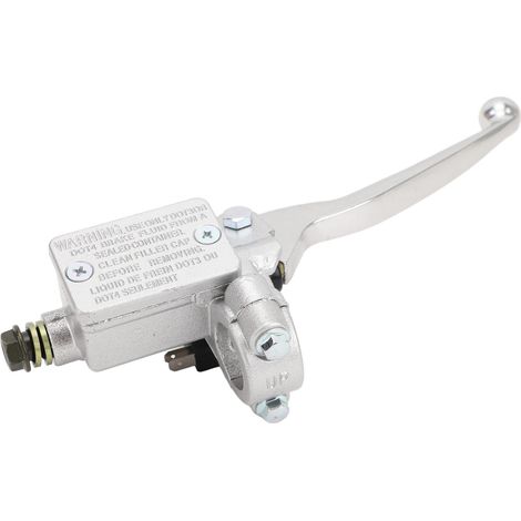 Maître-cylindre de frein avant droit 22 mm, levier de frein pour mini-moto, quad, scooter et cyclomoteur 50 cc, 70 cc, 90 cc, 110 cc et 125 cc (1/5)