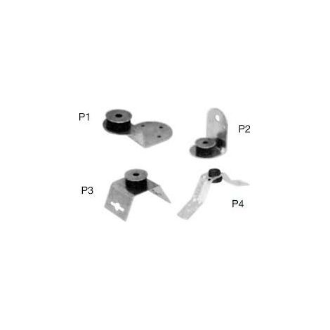 Pattes de suspension acier galvanisé en L pour caissons et conduits, 4 unités S&P (UNELVENT) 865300 (1/2)