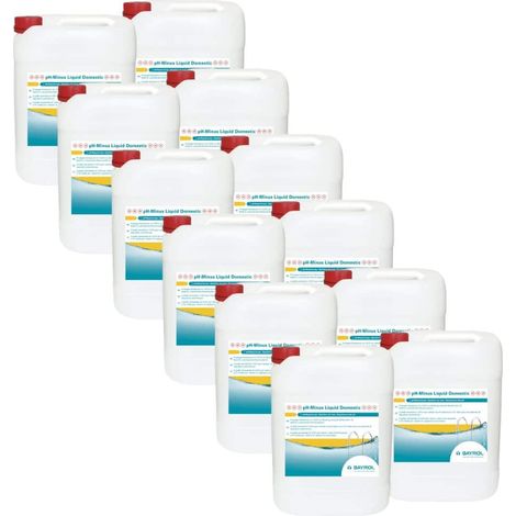 Pack pH Minus Liquid Domestic 20 L BAYROL Quantité Pack de 12