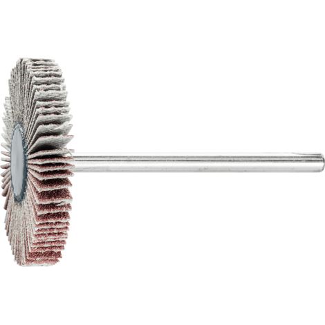 PFERD TOOLS Korund Fächerschleifer F Ø 30x5 mm Schaft-Ø 3 mm A150 für Feinschliff und Finish 10 Stk