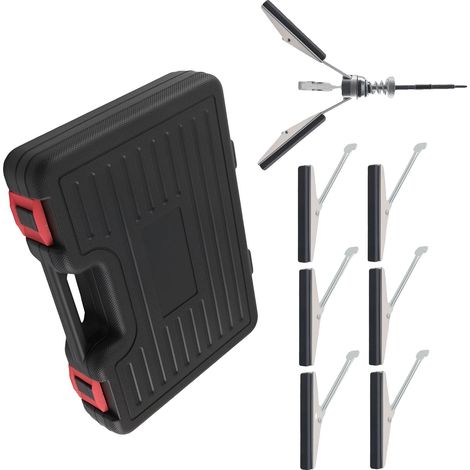 Herramienta de bruñido de cilindros de freno motor, ajustable de 51 a 177 mm, fabricada en acero de alta resistencia, rendimiento de bruñido de precisión, compatibilidad versátil, diseño fácil de usar (1/5)