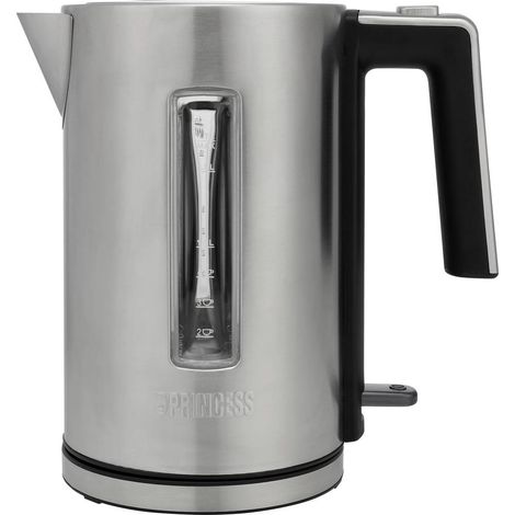 Princess 01.236046.01.001 Bouilloire acier inoxydable, noir (1/2)