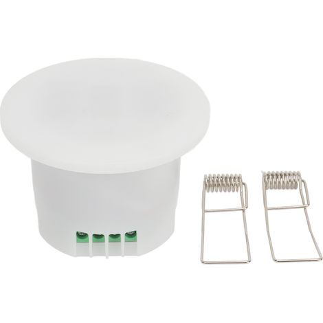 Capteur de présence à ondes millimétriques AC220V/110V, interrupteur de plafonnier à détection de mouvement réglable 24GHz pour la maison (1/5)