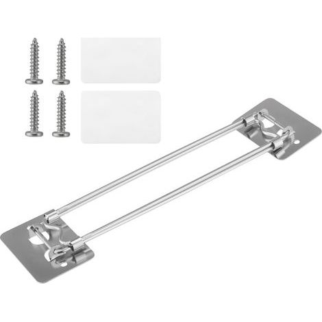 Barre de rangement d'angle de douche pour camping-car, barre de salle de bain réglable en acier inoxydable pour camping-car, remorque de voyage, 1 paquet (1/5)