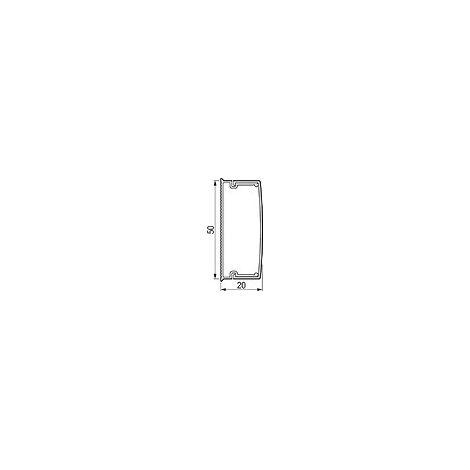 Moulure Keva 32mm x 12mm – 2 compartiments – Longueur 2,10m – Blanc Artic – Fixation facile pour câbles électriques – Planet Wattohm (1/7)