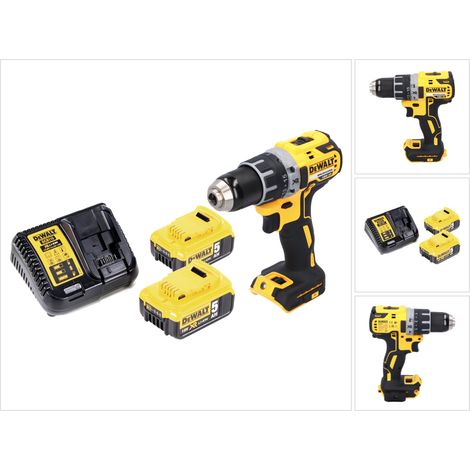 Perceuse-visseuse sans fil DeWalt DCD 791 P2 18 V 70 Nm Brushless + 2 batteries 5,0 Ah + chargeur