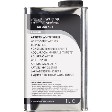 White spirit - Diluant pour peinture à l'huile - Bidon 1 litre - Winsor & Newton