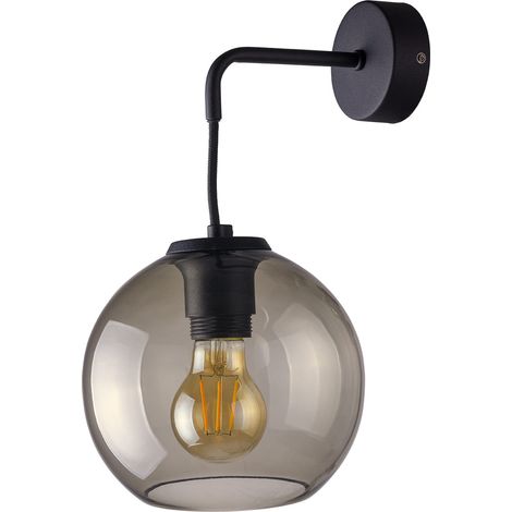 Applique Nowodvorski Vetro nera vetro fumé E27 1 luce (1/2)