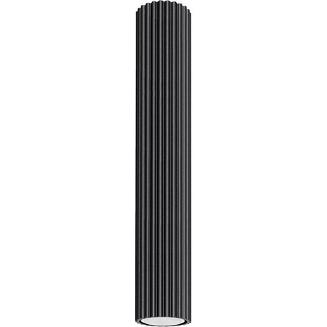 Deckenspot Aluminium rund D: 6,5 cm Aufputz Schwarz GU10 Modern Spot Lampe Decke Deckenlampe (1/5)