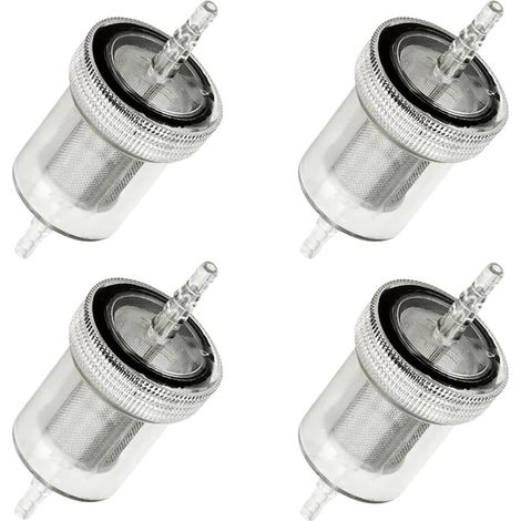 Lot de 4 Filtre Diesel, Chauffage Auxiliaire Diesel, Filtres à Carburant Diesel en Ligne pour Chauffage de Stationnement, pour Voiture, Camion, Bus, Caravane, Bateau, Remorque (1/5)