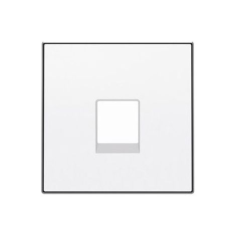 Abdeckung 1 Stecker RJ11-RJ45 WEISS WEICH NIESSEN SKY 8517 BL
