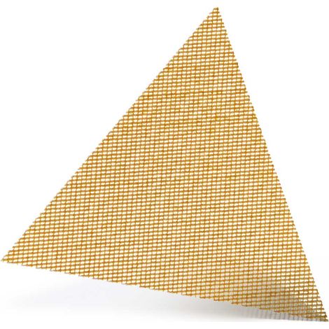 MENZER Ultranet Klett-Schleifgitter, 290 x 250 mm, f. Trockenbauschleifer, Weißes Edelkorund (5 Stk.) K120