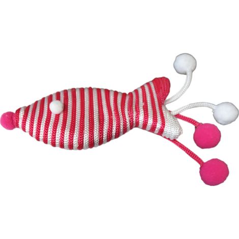Jouet chat en forme de poisson avec clochette - Trixie (1/2)