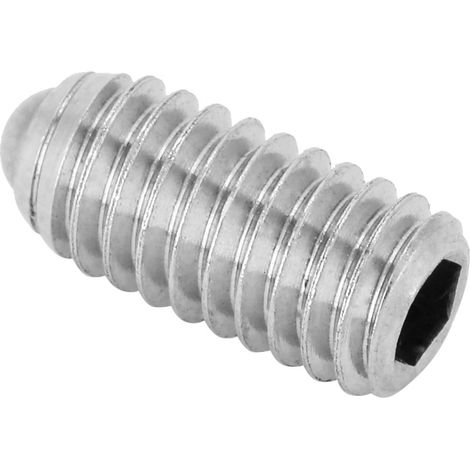 20 pièces lot Vis à ressort bille hexagonale filetée en acier inoxydable (M3x8) (1/5)