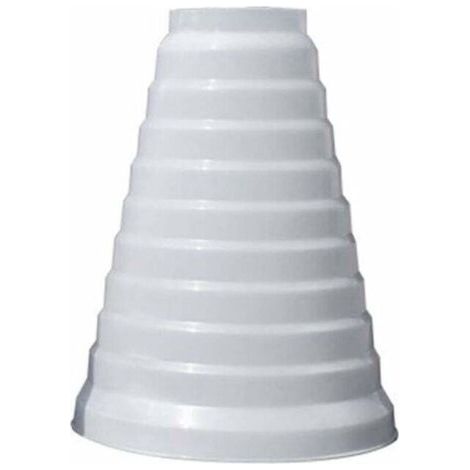 Réducteur universel PVC 80/200mm – Conduit rond pour ventilation – Résistant aux températures -20°C à +65°C – Pour systèmes CVC