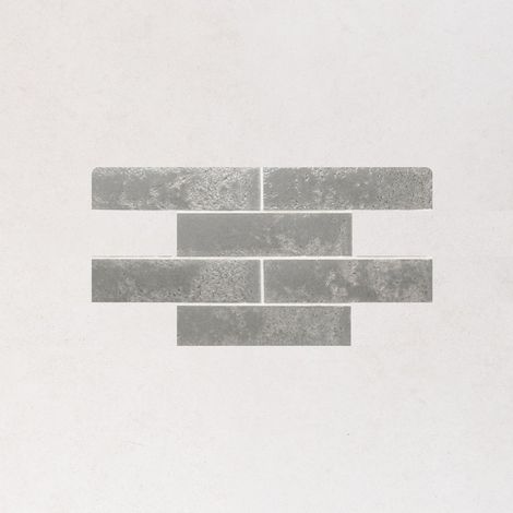 Carrelage Effet Zellige Gris PUKKA Cloud 6,4x26cm (1/2)