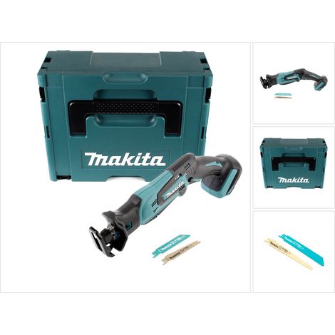 Makita – Scie sabre 18V LXT – Changement de lame sans outil – Frein électrique – Éclairage LED – Coffret MAKPAC